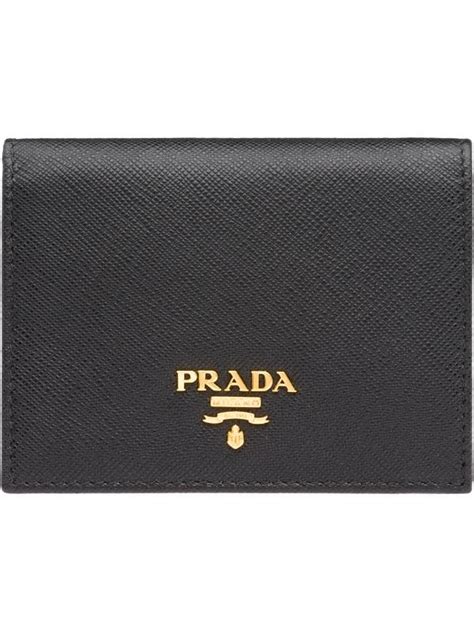 prada slim gold wallet|prada wallet outlet.